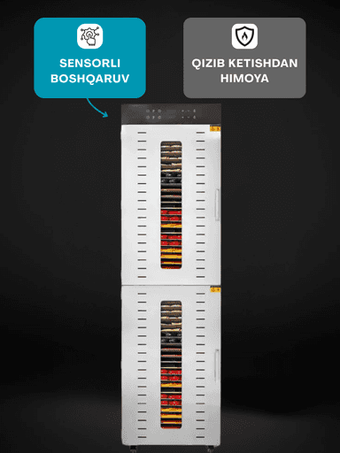 Sabzavot va mevalar uchun quritgich / meva, sabzavot va pastilalar uchun degidrator Uskunalar.uz US-48