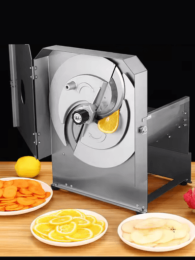 Elektr tilimlash mashinasi, slyayser, meva va muzlatilgan go‘shtni tilimlash uchun