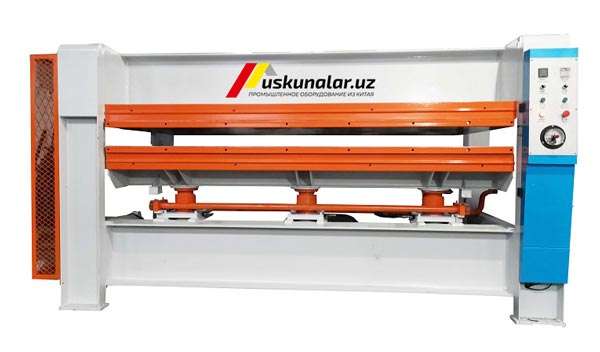 Uskunalar.uz - 120 ton hydraulic hot press machine US-MH3848X120T, with 3 layers