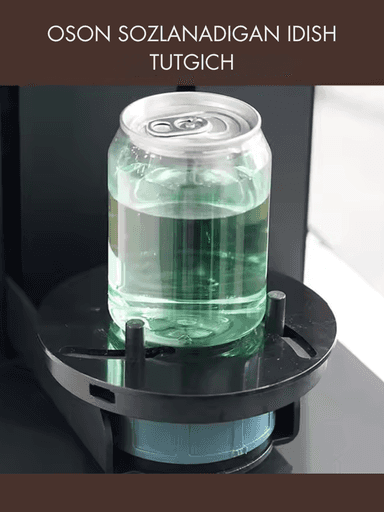 Alyuminiy bankalarni qopqoq bilan yopish va plastik butilkalarni muhrlash uchun moslam