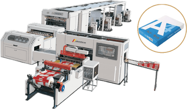 Rulondan A4 qog'oz kesish va qadoqlash uskunasi US-HQJ-1100A4