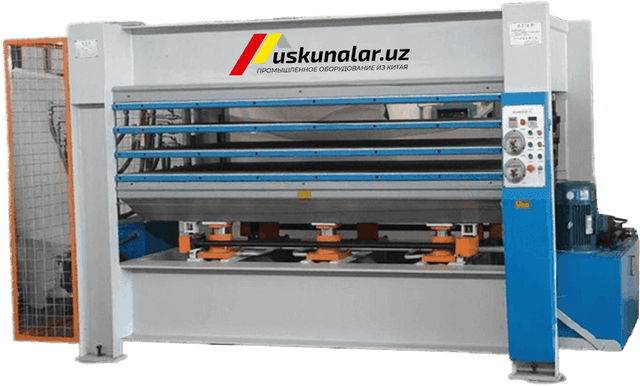 Uskunalar.uz - 100 tonnalik, 3 qatlamlik gidravlik issiq press uskunasi US-MH1325*100-3