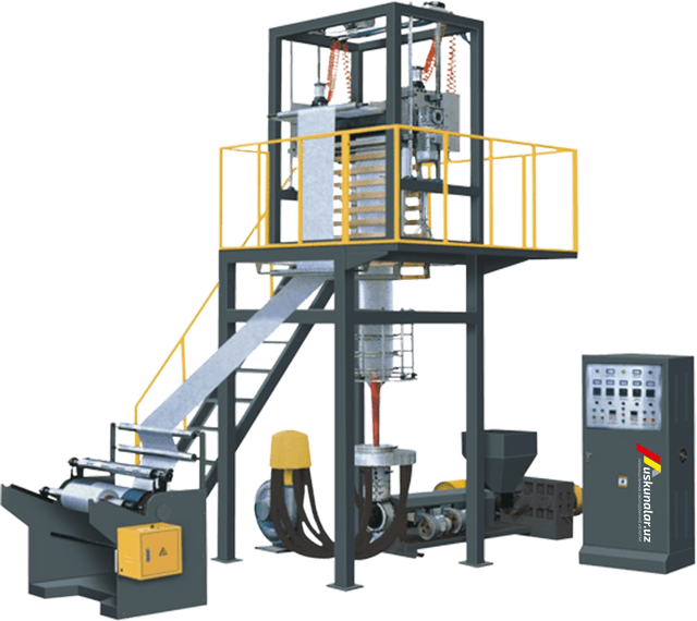 Uskunalar.uz - Оборудование для производства полиэтиленовых пакетов (Модель Б) US-SJ-60/FM 1000
