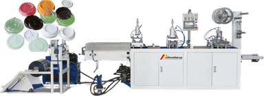 Bir martalik konteynerlar uchun qopqoq yasash uskunasi US-DHBGJ-350L