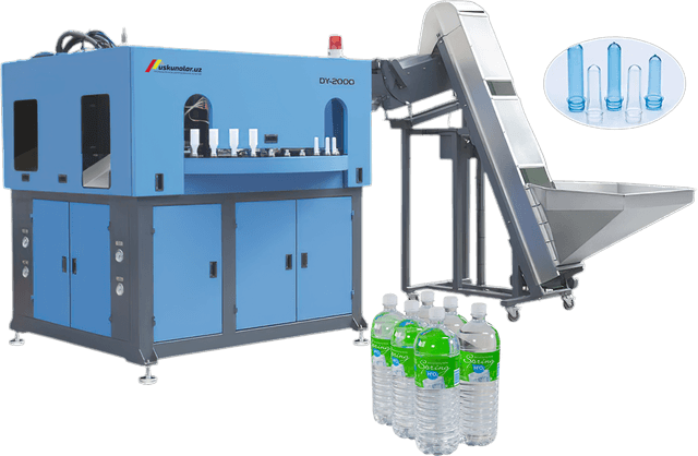 Uskunalar.uz - Автоматическое оборудование для производства пластиковых бутылок US-DY-2000