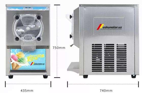 Uskunalar.uz - Полностью автоматическая машина для твердого мороженого US-BLO-7118TW