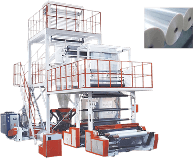 3 qavatli polietilen plyonka ishlab chiqaruvchi ekstruder US-SJ*3-FM1100