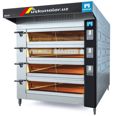 4 qavatli, toshli elektr plita