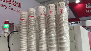 Bir martalik stakanlarni qadoqlash uchun avtomatik uskuna US-MB-520 4/6