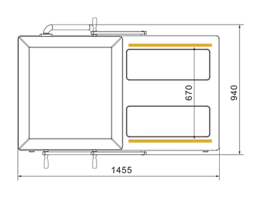 Double chamber vacuum packaging machine (automatic) US-DZA-600/2SB