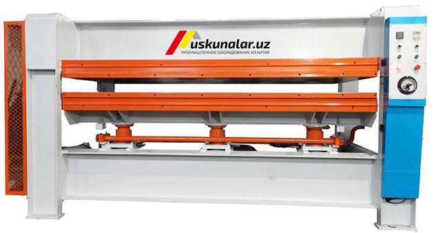 Uskunalar.uz - 120 ton hydraulic hot press machine US-MH3848X120T, with 1-2-3 layer