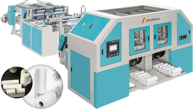 Оборудование для производства полиэтиленовых рулонных пакетов US-XJBXJ-460*2 (B)