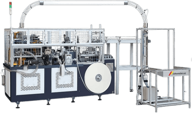 Bir martalik qog'oz stakan ishlab chiqarish uskunasi-  90-100 dona/min