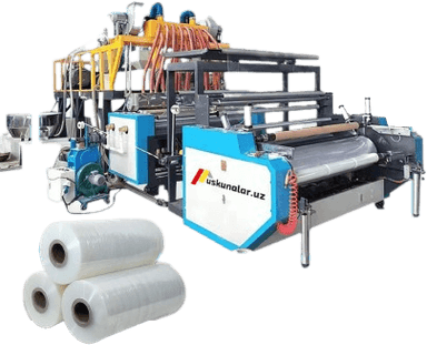 Bir qatlamli plyonka (streych) ishlab chiqarish uskunasi