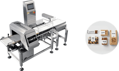 US-150WM Metal detektor & vazn tekshirish uskunasi | 3-500 gr