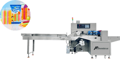US-HX45 Gorizontal qadoqlash uskunasi | maks. plyonka kengligi 450 mm