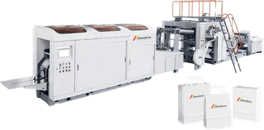 Qog'oz sumkalar (paket) ishlab chiqarish uskunasi US-ZD-QFB11