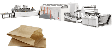 Og'zi yopiladigan qog'oz paket ishlab chiqarish uskunasi US-ZD-FJ21+PE+S