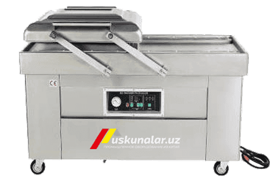 Uskunalar.uz - Double chamber vacuum packing machine US-YGM-DZ-500/2s