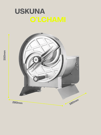 Ko‘p funksiyali qo‘lda ishlatiladigan slyayser, tilimlab kesish uchun, qo‘lda.