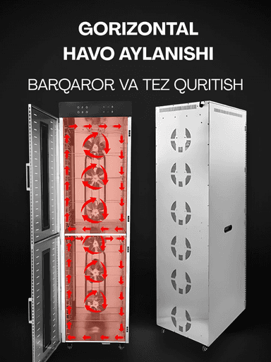 Sabzavot va mevalar uchun quritgich / meva, sabzavot va pastilalar uchun degidrator Uskunalar.uz US-40