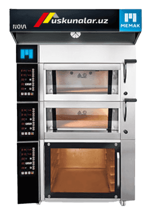 Electric stone stove with 2 storey