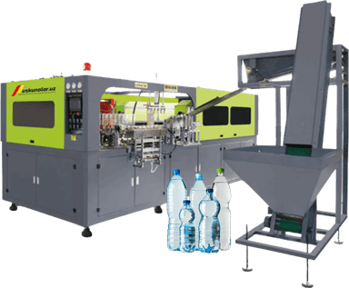 Automatic plastic bottle production equipment US-LGB-4-1.5L