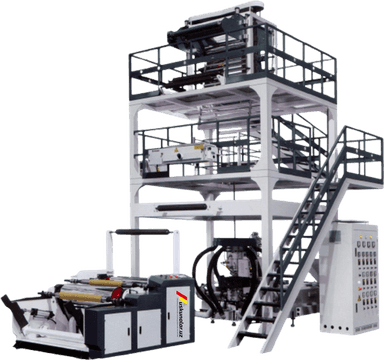 Комплект оборудования для производства полиэтиленовых пакетов (3 слоя) US-SJ-60/2L-ABA
