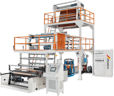 Polietilen rulon (paket) ishlab chiqarish uskunasi US-SL-65*2-1500 (AB)