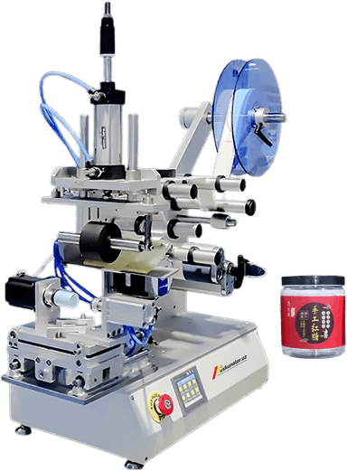 Semi-automatic plane rolling labelling machine US-KPW-P16