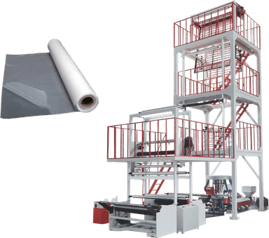 Extruder for making 2-layer polyethylene roll film US-SJ*2-FM900