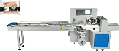 US-GS055-250-S Servomotorli gorizontal qadoqlash uskunasi (plyonka kengligi 250mm)