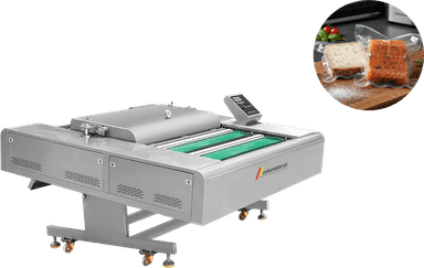 US-GS222 To'xtovsiz ishlovchi vakuumli qadoqlash uskunasi (maks. qadoq o'lchami 1100*400mm)