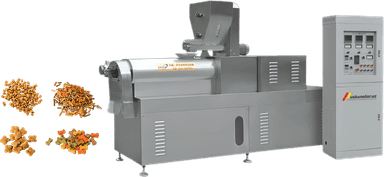 Baliq va uy hayvonlari uchun yem ishlab chiqaruvchi 2 vintli ekstruder US-ZH65-III