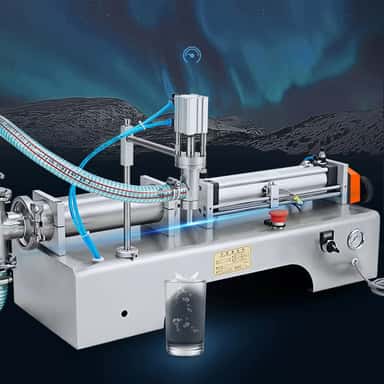 Gorizontal ko'p funktsiyali bitta boshli suyuqlik to'ldirish mashinasi. To'ldirish Imkoniyat: 500-3000ml.