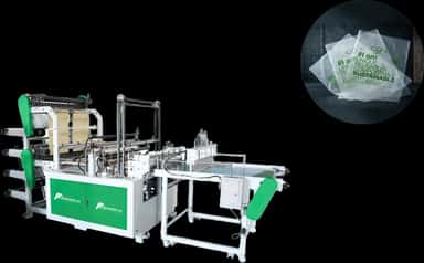 Rulondan donali polietilen paketlar kesib berish uskunasi | maksimal kesish kengligi 600 mm