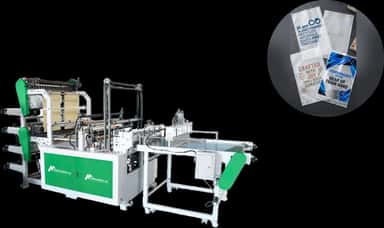 Rulondan donali polietilen paketlar kesib berish uskunasi | maksimal kesish kengligi 800 mm