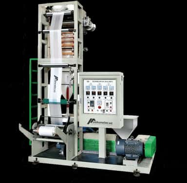 Mini tipdagi polietilen plyonka ishlab chiqarish uskunasi | maksimal plyonka kengligi 500 mm