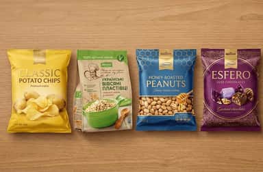 USV-820 Donador mahsulotlar (chips, donlar, sneklar) qadoqlash uskunasi | maks. 6000 ml