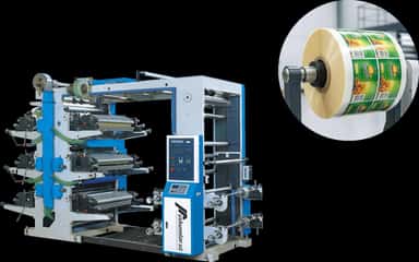 Ikki xil rangli flekso bosish uskunasi | maksimal bosish kengligi 1200 mm