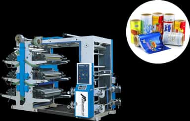 Ikki xil rangli flekso bosish uskunasi | maksimal bosish kengligi 600 mm