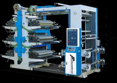 To'rt xil rangli flekso bosish uskunasi | maksimal bosish kengligi 600 mm