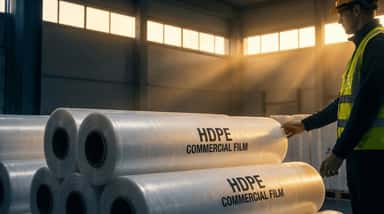 Uch qavatli polietilen plyonka ishlab chiqarish uskunasi | maks. rulon kengligi 1200 mm