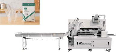 US-300F Yostiqsimon 4 tomonlama muhrlaydigan qadoqlash uskunasi | 20-80 qadoq/min