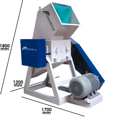 Plastik chiqindilarni maydalash uskunasi | ishlash tezligi 250-350 kg/soat