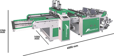 To'liq avtomatik maykali paket ishlab chiqarish uskunasi | 200-250 dona/min * 2 qator