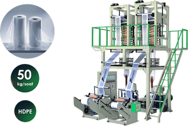 Polietilen plyonka ishlab chiqarish uskunasi | maksimal plyonka kengligi 600 mm
