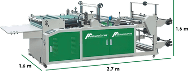 Plastic bopp side sealing machine | 40-180 pcs/min