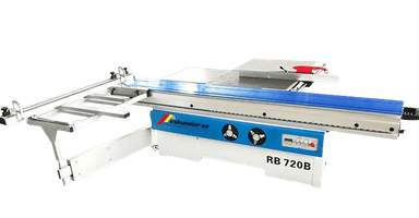 Двухпильный станок с раздвижным столом US-RB-720B-start