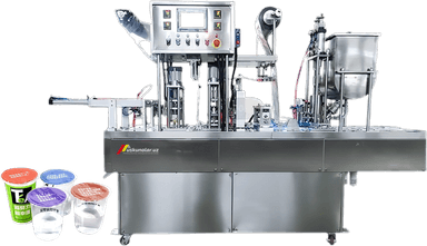Automatic cup filling and sealing machine- US-KWJ-2